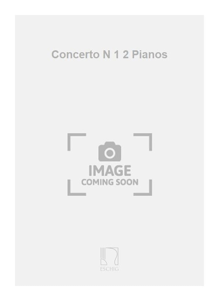 Concerto N 1 2 Pianos